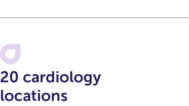 20 cardiology locations