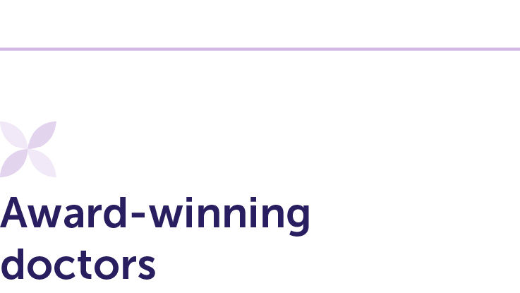 Award-winning doctors