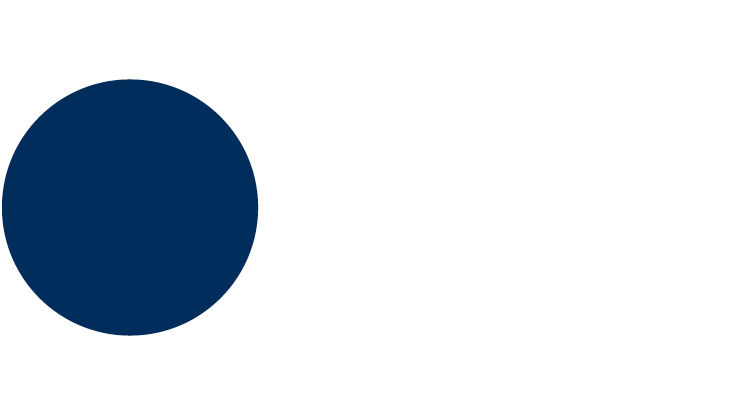 Circle in our deep blue color