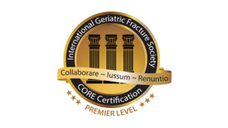 International Geriatric Fracture Society Premier Certification logo