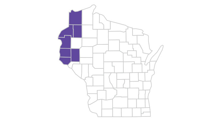 Our Freedom WI (Medicare Cost) plans are available in these western Wisconsin counties: Burnett, Douglas, Dunn, Pierce, Polk, St. Croix and Washburn.