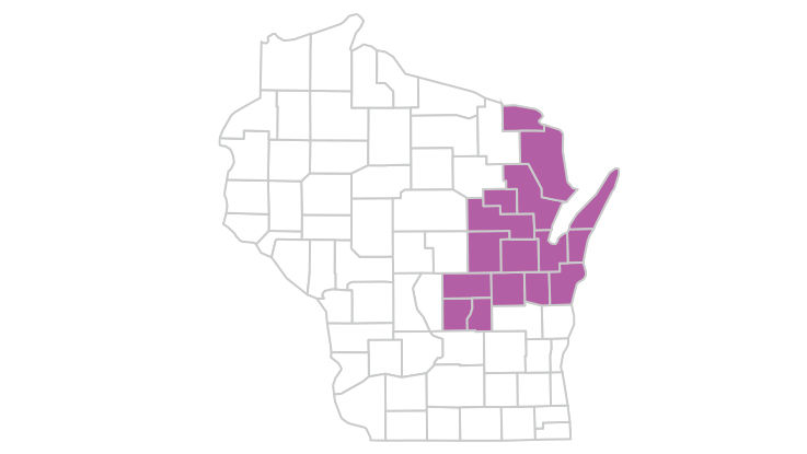 Our Robin plans are available in these northeast Wisconsin counties: Brown, Calumet, Door, Florence, Green Lake, Kewaunee, Manitowoc, Marinette, Marquette, Menominee, Oconto, Outagamie, Shawano, Waupaca, Waushara and Winnebago.