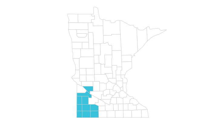 Cornerstone plans available in these Minnesota counties: Chippewa, Cottonwood, Jackson, Lincoln, Lyon, Murray, Nobles, Pipestone, Rock and Yellow Medicine.