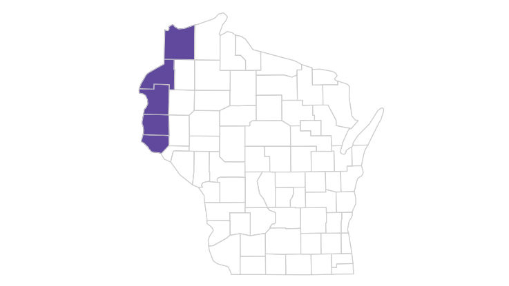 Atlas network available in these Wisconsin counties: Burnett, Douglas, Pierce, Polk and St. Croix.