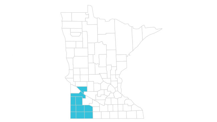 Cornerstone plans available in these Minnesota counties: Chippewa, Cottonwood, Jackson, Lincoln, Lyon, Murray, Nobles, Pipestone, Rock and Yellow Medicine.