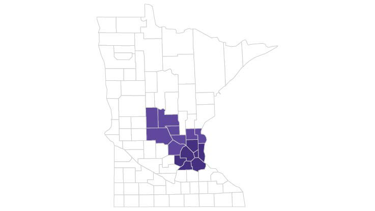 Our HealthPartners® Journey Pace (PPO) plan is available in these Minnesota counties: Anoka, Benton, Carver, Chisago, Dakota, Hennepin, Isanti, Morrison, Ramsey, Scott, Sherburne, Stearns, Todd, Washington and Wright.