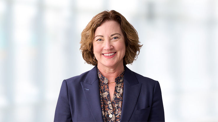 A headshot of Andrea Walsh, President and CEO of HealthPartners.