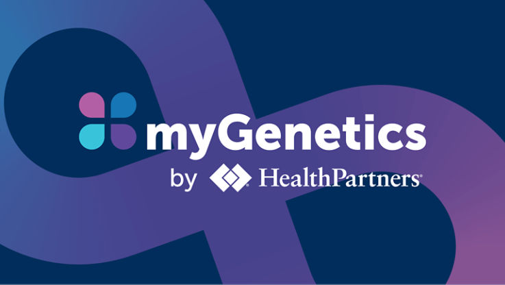 myGenetics by HealthPartners logo.