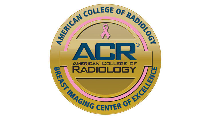 Logo of the American College of Radiology, Breast Imaging Center of Excellence