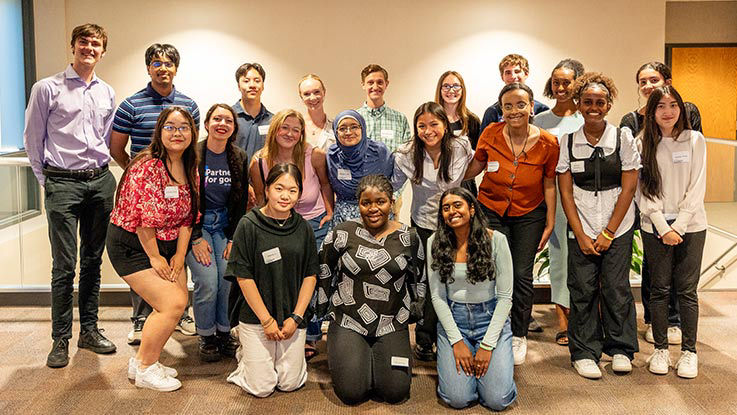 The HealthPartners Teen Leadership Council that includes a group of diverse teens.