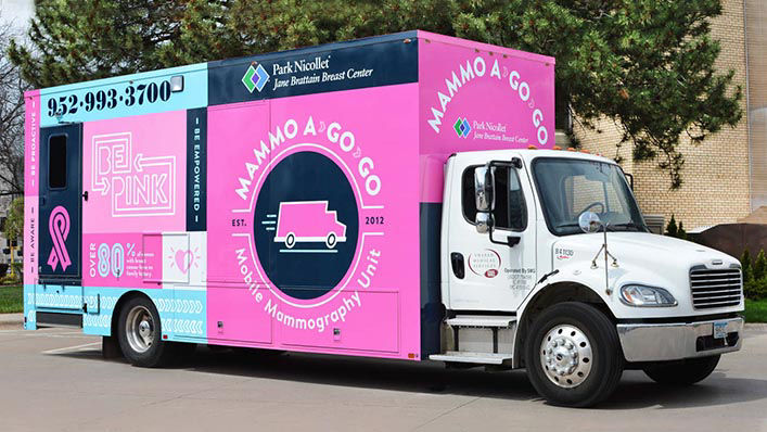 The mammo a-go-go truck.