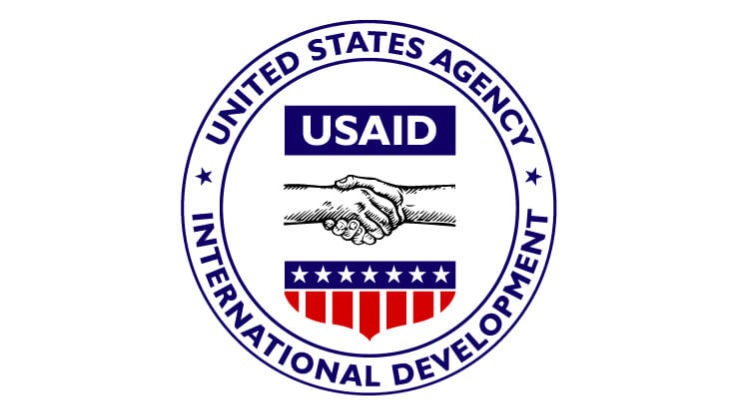 Logo that reads USAID from the American People in large font with a seal above that reads United States Agency of International Development.